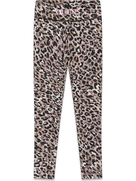 Guess παιδικό κολάν με all-over print - J6YB10K3931 Καφέ Ανοιχτό