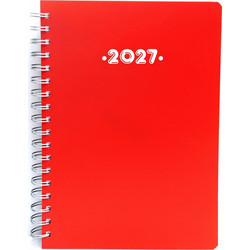 Ημερολόγιο Ημερήσιο PP 2027 ΣΠΙΡΑΛ 21Χ29 Κόκκινο