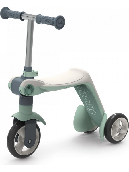 Smoby 2 in 1 Reversible Scooter Παιδικό Πατίνι Τρίτροχο με Κάθισμα Πράσινο
