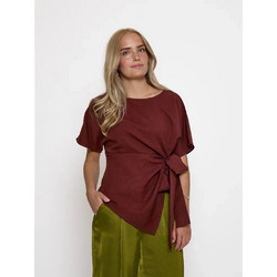 PEPPERCORN Rebecca Blouse maroon red PC8944