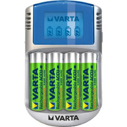 Varta LCD Charger + 4xAA 2500mAh White