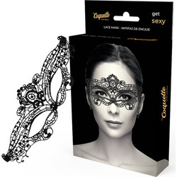 COQUETTE CHIC DESIRE LACE MASK BLACK