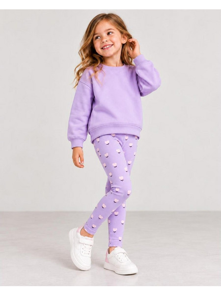 Κολάν φούτερ κορίτσι name it-13256969-Lavender Icing