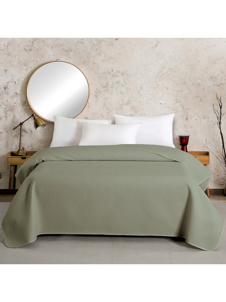 ΚΟΥΒΕΡΛΙ KING SIZE ZARA SAGE (260Χ240) MELINEN 260X240