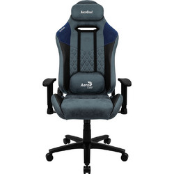 Aerocool Duke Καρέκλα Gaming Υφασμάτινη με Ρυθμιζόμενα Μπράτσα Γκρι AEROAC-280DUKE-BK/BL