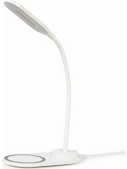 Φωτιστικό Γραφείου LED Gembird With Wireless Charger WHITE