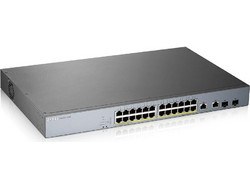 ZyXEL GS1350-26HP Managed L2 Switch με 24 Θύρες Ethernet 1Gbps και 2 SFP Θύρες