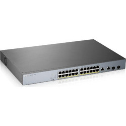 ZyXEL GS1350-26HP Managed L2 Switch με 24 Θύρες Ethernet 1Gbps και 2 SFP Θύρες