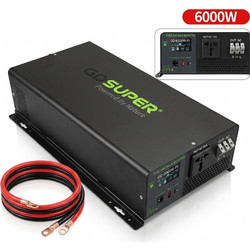 Inverter Καθαρού Ημιτόνου 6000W με Τάση Εισόδου 24V Μονοφασικό D-SUPER GD-06000G