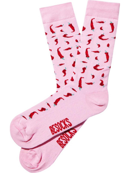 Besocks(R) Organic Cotton Socks BeChili Pink 648070-CHIL-PI