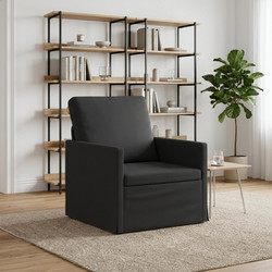 vidaXL Πολυθρόνα Ύφασμα Μαύρη 70x81x82cm 42041009