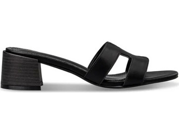 Γυναικεία Mid Heel Mules Envie E84-23406-34 ΜΑΥΡΟ