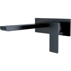 WALL BASIN/BATH MIXER WITH SPOUT