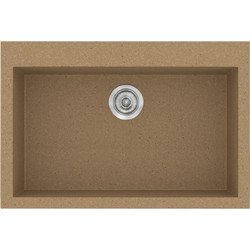 Sanitec Classic 338 Υποκαθήμενος Νεροχύτης Γρανίτη Ματ Granite Celtic Stone 70x50cm