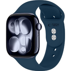 Tech-Protect Silicone Λουράκι Σιλικόνης Navy Blue (Apple Watch 44 / 45 / 46 / 49mm)