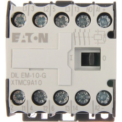 DILEM-10-G(24VDC) Contactor, 24 V DC, 3 pole, 380 V 400 V, 4 kW, Contacts N/O = Normally open= 1 N/O, Screw terminals, DC operation