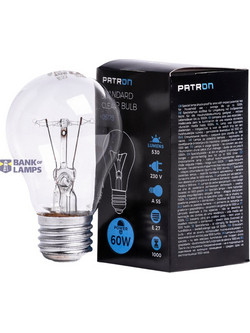 Incandescent Bulb E27 60W A55 230V CL