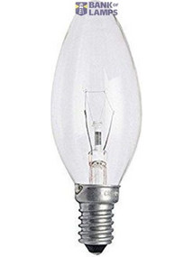 Incandescent Bulb 15W E14 Clear Candle 05966 Patron