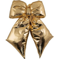 LianosXmas Χρυσός Μεταλλιζέ Χριστουγεννιάτικος Φιόγκος 40 x 13 x 48cm 27325