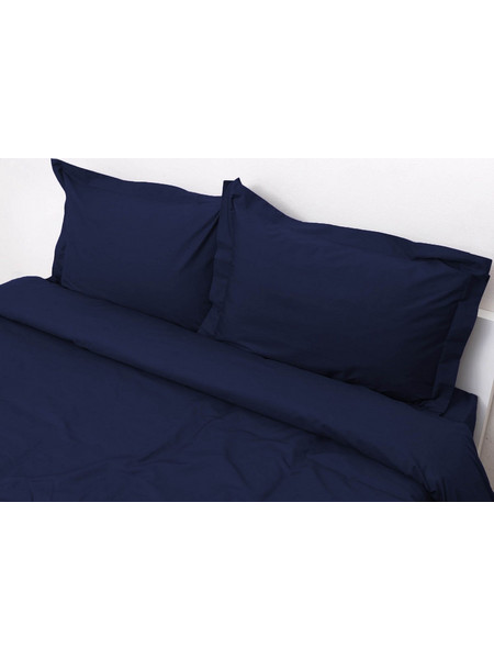 Σετ Πάπλωμα Υπέρδιπλο 220x240 Superb Percale Σκούρο Μπλε