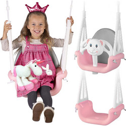 Ricokids Κούνια-Κάθισμα Bear 3 Σε 1 Ροζ 770101