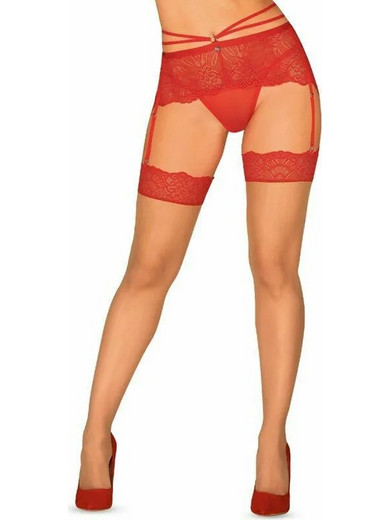 Obsessive Loventy Sexy Κάλτσες Red