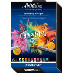 Staedtler - Pigment big brush pens - 20 pcs assorted (373 SC20)