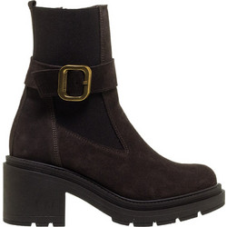 Commanchero Γυναικεία Μποτάκια Chelsea Suede Καφέ 51613-422