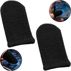 Joystick Finger Sleeves για Mobile Gaming Μαύρα 2 Τεμάχια BG1 Borofone
