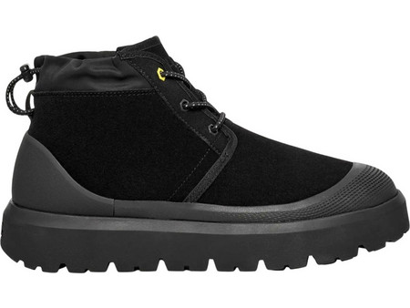 UGG Ανδρικά Μποτάκια Δερμάτινα Μαύρα 1143991-BBLC