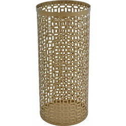 Ομπρελοθήκη Μεταλλική Χρυσή Ματ 20x20x45εκ. Ankor 829996