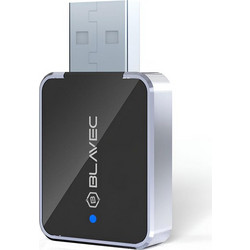 Ασύρματος Προσαρμογέας Blavec BCP-02 Carplay/ Android Auto με Bluetooth Wi-Fi USB A & USB C Adapter Μαύρο