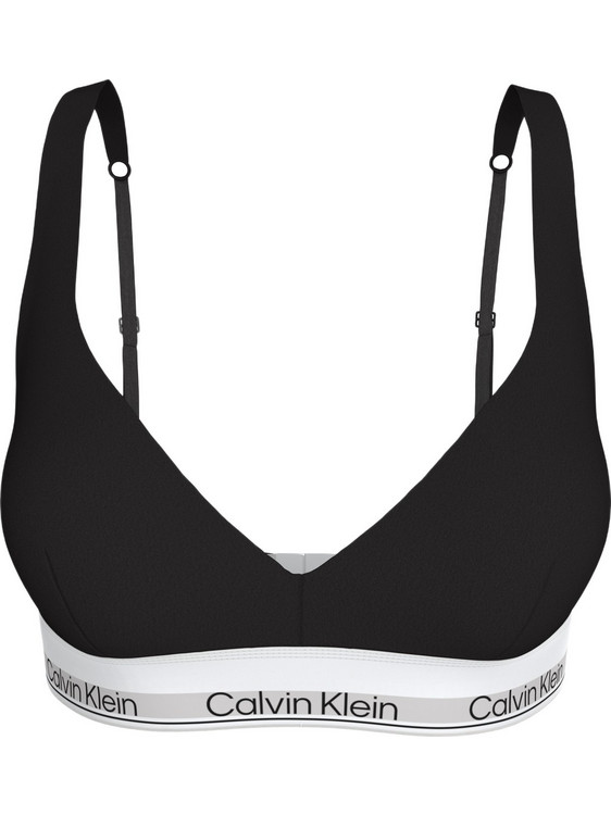 Calvin Klein Icon Cotton Modal Σουτιέν Push Up Triangle Μαύρο LV00QF8990-UB1