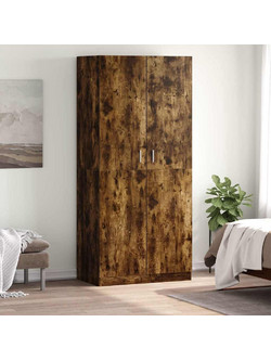 vidaXL Δίφυλλη Ντουλάπα Ρούχων Δρυς 90x52x200cm 815354