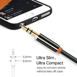 CABLETIME καλώδιο προέκτασης ήχου 3.5mm CT-AV311-P11FG, gold plated, 0.5m, μαύρο
