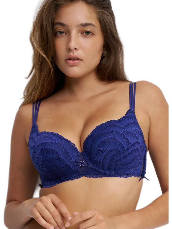 Luna Flirt Σουτιέν Balconette Μπλε
