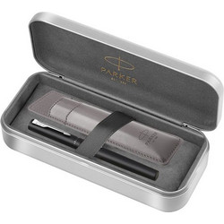 PARKER VECTOR XL BLACK FOUNTAIN PEN + PEN POUCH