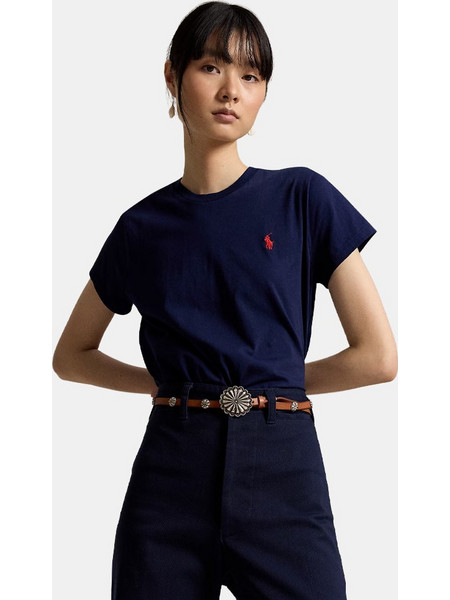 Polo Ralph Lauren 40/1 Cotton Knit Γυναικείο T-Shirt 211B14605-031 CRUISE NAVY