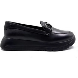 Stonefly Γυναικεία Δερμάτινα Loafers 224349 000 Paseo V1 Black