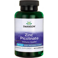 Swanson Zinc Picolinate 22mg 60 Κάψουλες