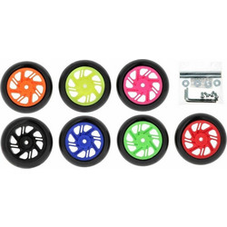 VECTOR Wheels O 110 mm for Rear Stand V Support Fixed - Yellow (2 pcs.)
