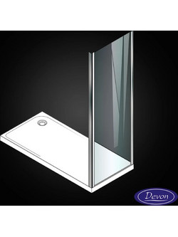 Devon Elli Side Panel SPL Chrome 80 Nano - Σταθερό Πλαϊνό Καμπίνας