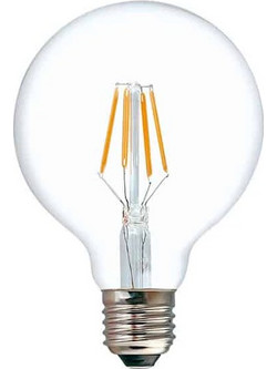 Λαμπτήρας LED G80 Bulb pakoworld 4W E27 2700K 200-220V clear