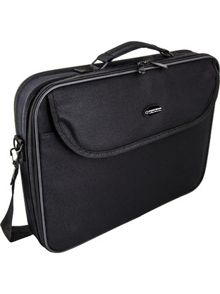 Esperanza Classic Τσάντα Laptop Ώμου 15.6" Black