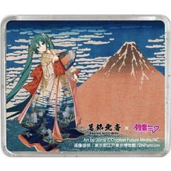 Katsushika Hokusai x Hatsune Miku - Fine Wind, Clear Morning 3D Μαγνητάκι Ψυγείου