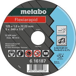 Metabo Flexiarapid 125x1,0x22,2 Inox (616187000)
