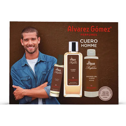 Alvarez Gomez Leather Homme Eau de Parfum 150ml + 30ml + Shower Gel 200ml