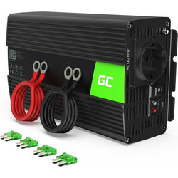 Green Cell Inverter Καθαρού Ημιτόνου 1000W/2000W για Μετατροπή 24V DC σε 230V AC με 1xUSB INV18