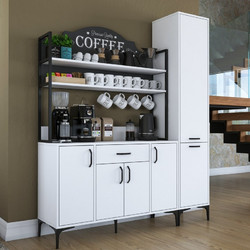 Multi Purpose Cabinet JE149 - 3081 White 160x40x198.6 cm
