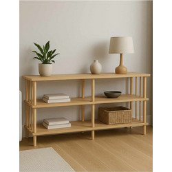 Sideboard Peka219 Sapphire Oak Melamine Coated Particle Board 120x30x73 cm